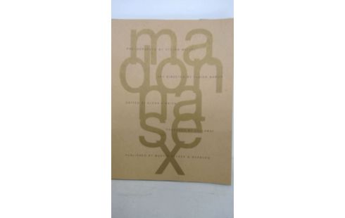 BOEK CD SEX MADONNA  GENUMMERD 832300