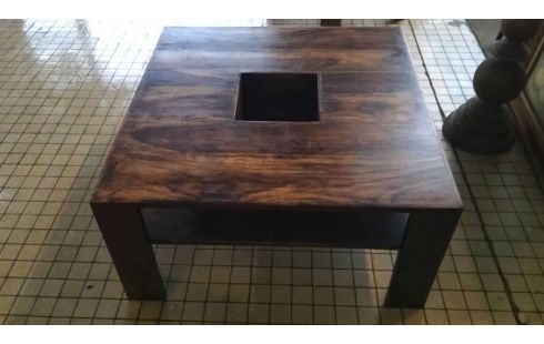 MESA DE SALÓN CAOBA