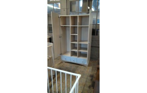 GARDE ROBES 3 P 3 T BICOLORE