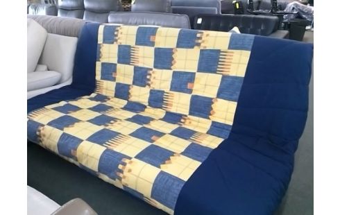 CLIC CLAC MOTIF BLEU ET JAUNE