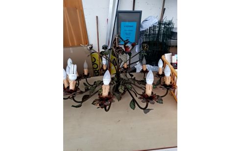 LUSTRE PONGI  10 BRAS DE LUMIERES