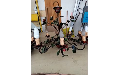 LUSTRE PONGI  10 BRAS DE LUMIERES