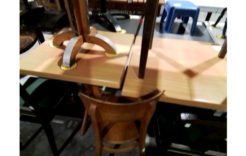 TABLE BISTROT DECOR BOIS