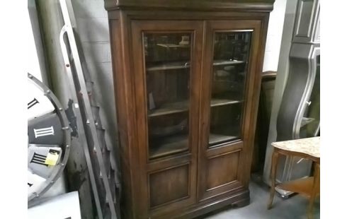 VITRINE STYLE LOUIS PHILIPPE 2 PORTES