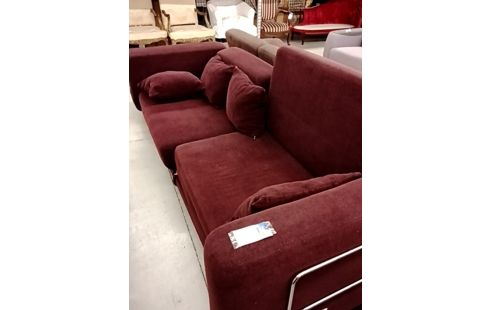 CANAPE CONVERTIBLE AUBERGINE