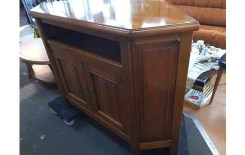MEUBLE TV D ANGLE MERISIER