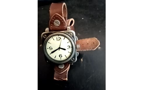 MONTRE ASOS CUIR
