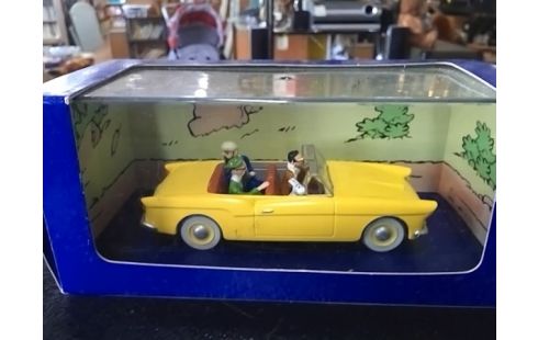 TINTIN LA VOITURE BORDURE DE L AFFAIRE TOURNSEOL