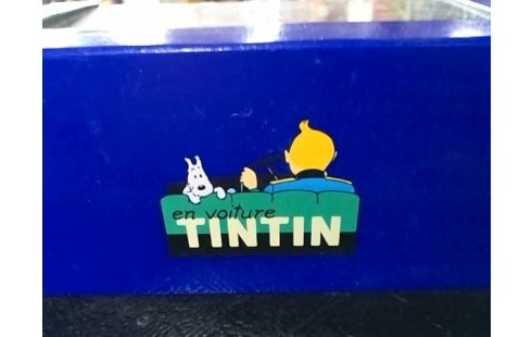 TINTIN LA VOITURE BORDURE DE L AFFAIRE TOURNSEOL