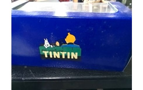 TINTIN LA 2CV EMBOUTIE DES BIJOUX DE LA CASTAFIORE