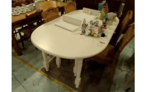 TABLE DE SALLE A MANGER 110X110 CM (+3X40CM) = 230 CM