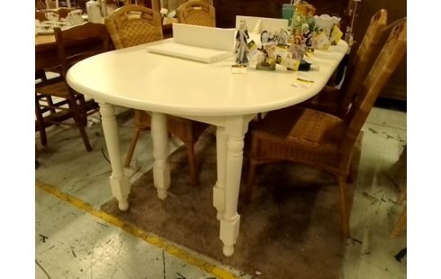 TABLE DE SALLE A MANGER 110X110 CM (+3X40CM) = 230 CM