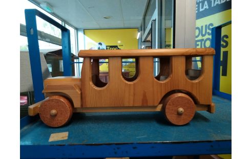 JOUET EN BOIS BUS