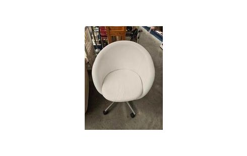 FAUTEUIL PIVOTANT IKEA BLANC