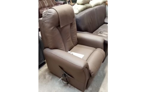 FAUTEUIL RELAX PU TAUPE SOUS GARANTIE