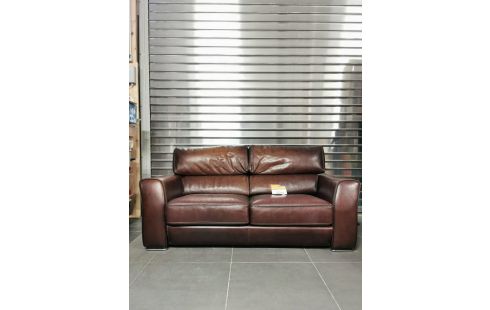 CANAPE CUIR COGNAC LIVET LOZANO