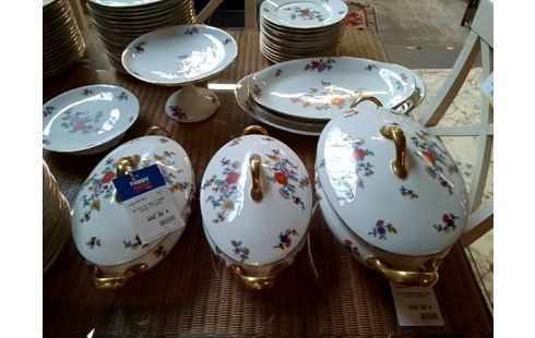 SERVICE DE TABLE LIMOGES UNIQUE 87 PIECES
