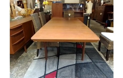 TABLE SCANDINAVE MACINTOCH 2 ALLONGES PORTEFEUILLE