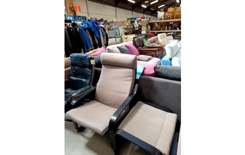 FAUTEUIL RELAX IKEA AVEC REPOSE-PIED