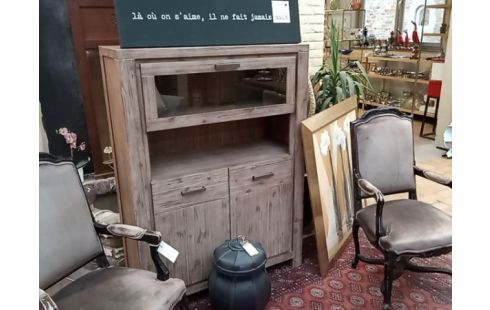MEUBLE VITRINE 3 PORTES