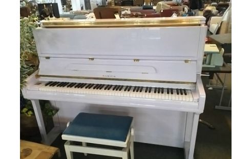 PIANO D'ETUDE SAMICK JS 121MD BLANC LAQUE