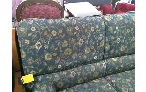 CANAPE 2 PLACES MOTIF FLORAL