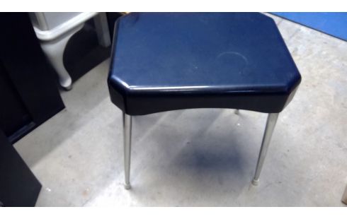 BADEZIMMER, , STUHL IM VINTAGE-STIL SCHWARZ