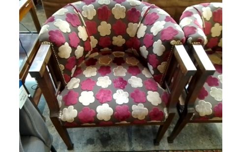 FAUTEUIL DE STYLE ART DECO CHENE LA PAIRE