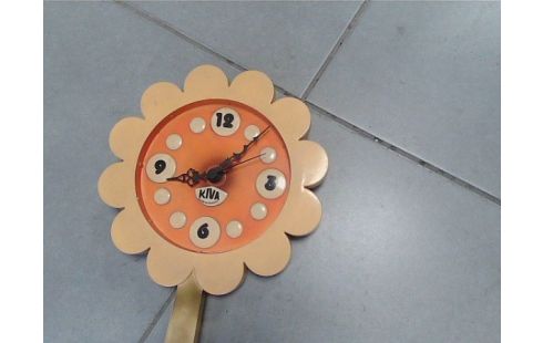 MAGNIFIQUE HORLOGE MURALE CIRCA 1970