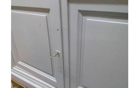 ENFILADE 3P 3T STYLE LOUIS PHILIPPE RELOOKER (MANQUE 1 SERRURE)