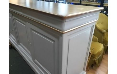 ENFILADE 3P 3T STYLE LOUIS PHILIPPE RELOOKER (MANQUE 1 SERRURE)