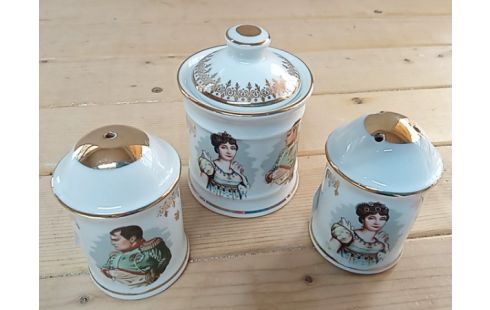ENSEMBLE DE SEL POIVRE ET MOUTARDE NAPOLEON 1