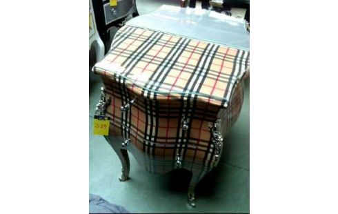 MEUBLE D'APPOINT L UNITE 2 TIROIRS DIVERS COULEUR FORME BAROQUE STYLE