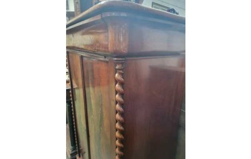 SCHRANK MAHAGONI-PYRAMIDE 2 TÜREN 1 SCHUBLADE