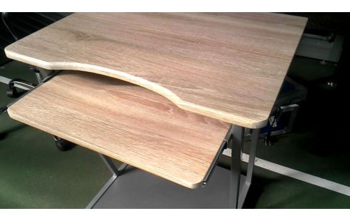 BUREAU CHENE CERUSE LOOK GRIS METAL, , MOBILE