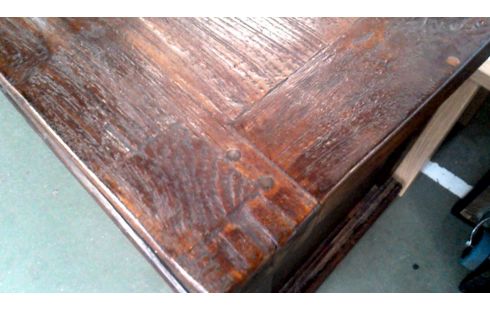 TV-MEUBEL MASSIEF TEAK OOSTERS 2 DEUREN