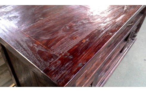 TV-MEUBEL MASSIEF TEAK OOSTERS 2 DEUREN