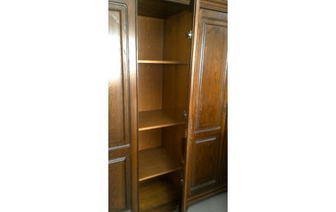 KLEIDERSCHRANK 1 EICHE 5 TÜREN