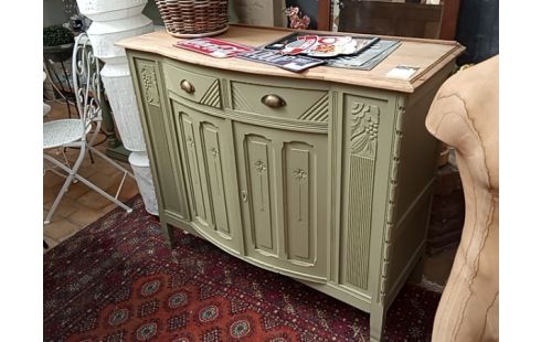 DRESSE ART DÉCO VERTE