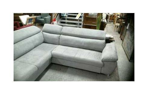 CANAPE D'ANGLE GRIS CONFORAMA