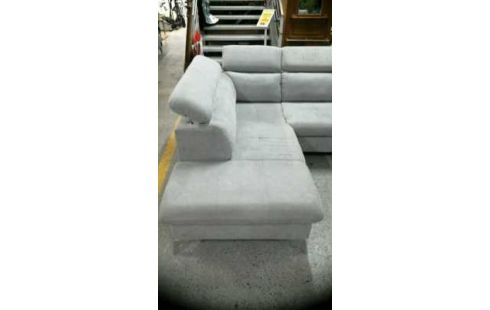 CANAPE D'ANGLE GRIS CONFORAMA