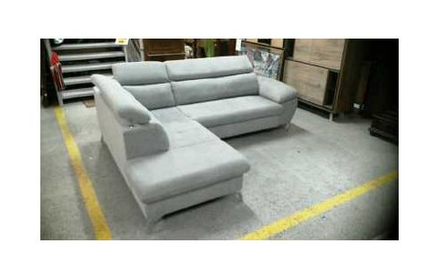 CANAPE D'ANGLE GRIS CONFORAMA