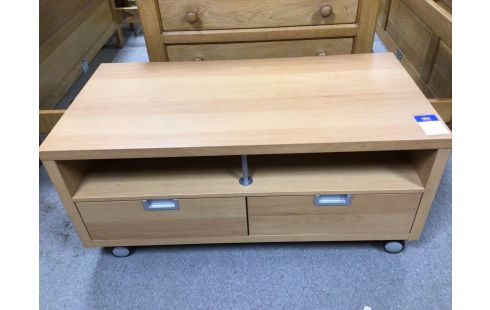MEUBLE TV SUR ROULETTE 2T AGLO