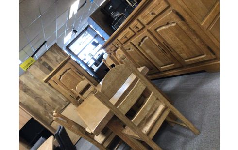 SALLE A MANGER CHÊNE MASSIF CLAIR