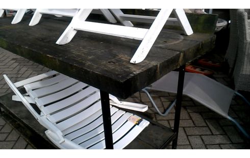 WERKBANK, , HOLZ EISEN