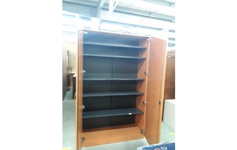 ARMOIRE DE BUREAU MELAMINE + CLE .