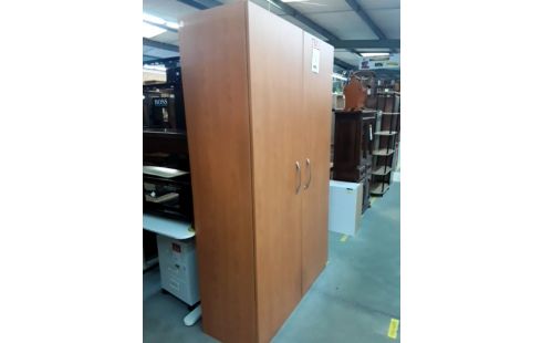 ARMOIRE DE BUREAU MELAMINE + CLE .