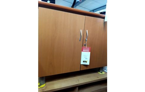 CAISSON DE BUREAU BAS DECO HETRE 2P+CLE .