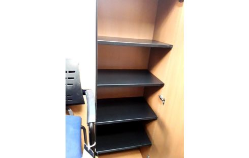 ARMOIRE DE BUREAU DECO HETRE GM 2P + CLE .