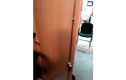 ARMOIRE DE BUREAU DECO HETRE GM 2P + CLE .